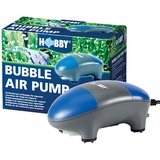 Hobby Bubble Air Pump 300 / 100 - 300 l, Aquarienluftpumpe, grau-blau