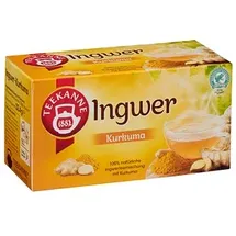 Teekanne Ingwer Kurkuma Tee Teebeutel 18 x 1,8 g