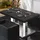 GGM Möbel Bistro Loungetisch 120 x 70 x 41 cm Schwarz Marmor
