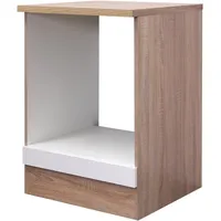 Flex-Well Herdumbauschrank Samoa 60 x 85 x 60 cm Weiß