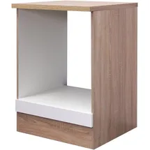 Flex-Well Herdumbauschrank Samoa 60 x 85 x 60 cm Weiß