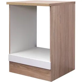 Flex-Well Herdumbauschrank Samoa 60 x 85 x 60 cm Weiß