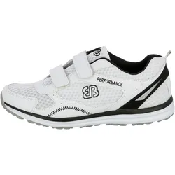Laufschuh BRÜTTING "Joggingschuh Performance V", Gr. 44, weiß, Synthetik, Schuhe
