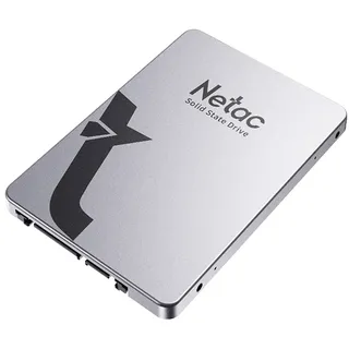Netac SSD 512GB, SSD Festplatte Intern Sata 3.0 2,5 Zoll für Laptop, PC, Desktop, (N530S, Aluminiumlegierung, Silber grau)