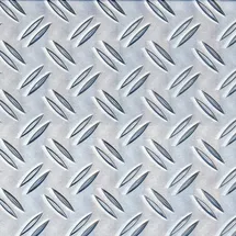 GAH Alberts Alberts Strukturblech Aluminium natur 300 x 1,5 mm x 1000 mm Riffel-Prägung