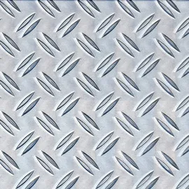 GAH Alberts Alberts Strukturblech Aluminium natur 300 x 1,5 mm x 1000 mm Riffel-Prägung
