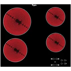 WHIRLPOOL AKT 8090 NE Glaskeramikkochfeld (elektrisch – 58 cm – schwarz)