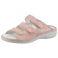 Waldläufer GUNNA Pantolette, Klettschuh, Sommerschuh, Komfortschuh in Bequemweite G (weit) orange 40 EU (6,5 UK)