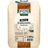 Fuchs Professional - Bratkartoffel Gewürzsalz | Zum Würzen von Kartoffelgerichten, kein weiteres Salzen | Profi-Qualität für Großverbraucher und Gastronomie | 1,2 kg im recyclebaren Beutel