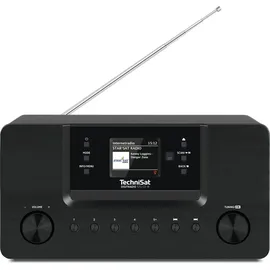 TechniSat DIGITRADIO 570 CD IR – Stereo DAB+ Internetradio (CD-Player, WLAN, UKW, Bluetooth-Audiostreaming, Spotify, USB, Wecker, Wifi Streaming, AUXin, Equalizer, Fernbedienung, 2 x 5 Watt) schwarz