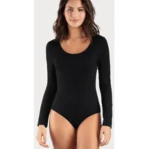 VIVANCE Langarmbody Damen schwarz Gr.40/42