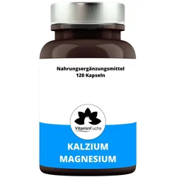 Kalzium Magnesium Kapseln, vegan und hochdosiert 365 St