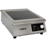 SARO Induktionskochplatte – 1 Kochzone – Für Töpfe bis Ø 34 cm – 10 Heizstufen – Touchscreen & Knebel – 5 kW – 400 V – Modell LILLY