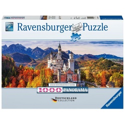 Ravensburger Puzzle Schloss in Bayern. Panorama Puzzle 1000 Teile, 1000 Puzzleteile
