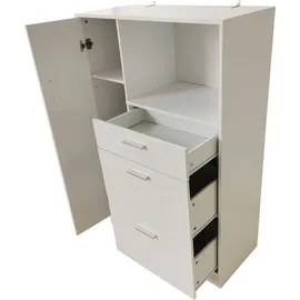 Hti-Living HTI-Line Küchenschrank Kombi L 1 Stück  Weiß