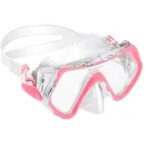 KOROSTRO Taucherbrille Kinder, Schnorchelbrille Schwimmbrille Kindertaucherbrillen Tauchmaske, Wasserdicht, Lecksicher, UV Schutz, Verstellbares Silikonband, Geeignet für 4-10 Jahre - Pink