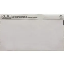 Dokumententasche DL ohne Druck Polyethylen-Folie 250 St./Pack. - transparent