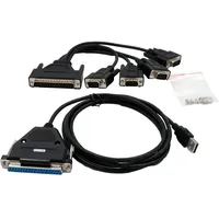 Exsys USB 2.0 zu 4S Seriell Kabel mit 37