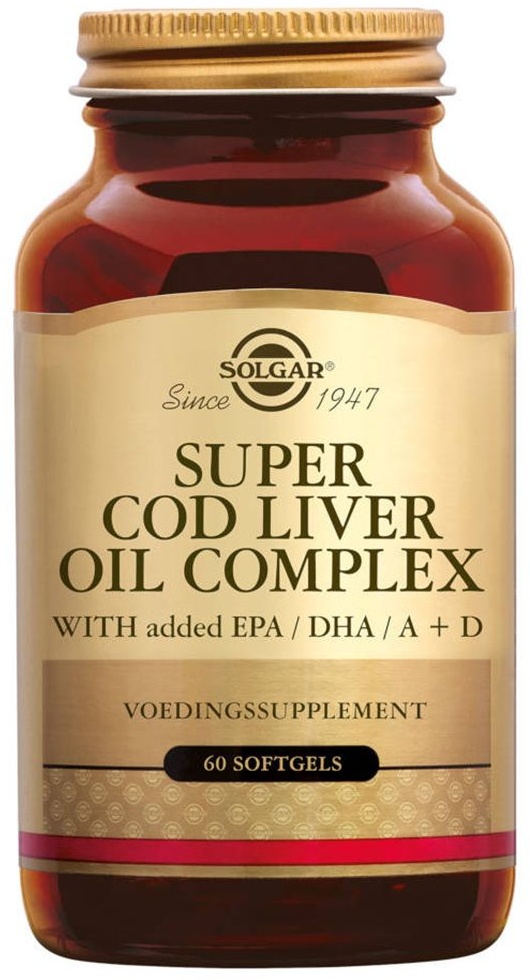 Solgar® Super Cod Liver Oil Complex (Huile de foie de morue) 60 pc(s) capsule(s)
