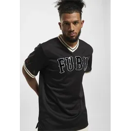 FUBU Vintage Lacque Mesh Tee - schwarz,