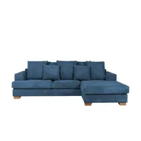 SOHO Ecksofa  Franka , türkis/petrol , Maße (cm): B: 268 H: 87 T: 161.0