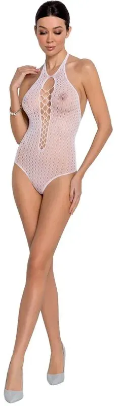 PASSION  Woman BS088 Bodystocking Weiß One Size - Weiß / ONE SIZE