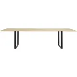 Muuto Tisch, 295 x 108 cm, eiche massiv / schwarz