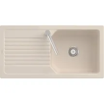 Villeroy & Boch Linara 60 rechts Einbau-Küchenspüle ivory Handbetätigung 1000 x 510 mm