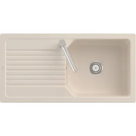 Villeroy & Boch Linara 60 rechts Einbau-Küchenspüle ivory Handbetätigung 1000 x 510 mm
