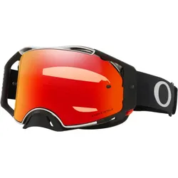 Oakley Airbrake MX, Crossbrille Prizm - Schwarz/Grau Orange/Rot-Verspiegelt