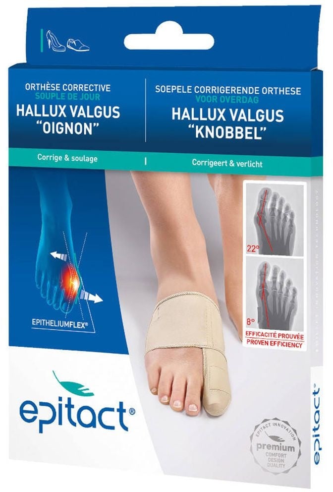 epitact® Korrekturschiene aus EpitheliumTM Hallux valgus Flex Gr. M