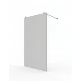Glaszentrum Hagen 138x200cm Freistehende Dusche 2x Halter Satin