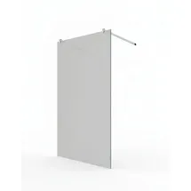 Glaszentrum Hagen 138x200cm Freistehende Dusche 2x Halter Satin