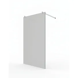 Glaszentrum Hagen 138x200cm Freistehende Dusche 2x Halter Satin