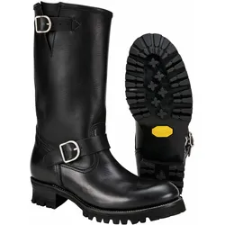 Sendra Herren Boot Schuhe Schwarz einfarbig - 44