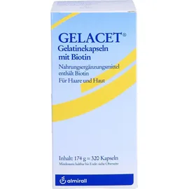 Almirall Hermal GmbH Gelacet Gelatinekapseln mit Biotin 320 St.