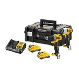 DeWalt + 12V Akku-Schrauber Set DCK2110L2T