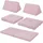 [en.casa] Kindersofa Norhulta 150 x 66 x 46 cm Cord rosa