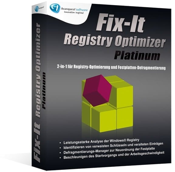 Avanquest Fix-It Registry Optimizer Platinum