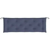 vidaXL Bankauflage 150 x 50 x 7 cm blau 1 St.
