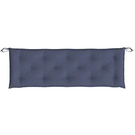 vidaXL Bankauflage 150 x 50 x 7 cm blau 1 St.