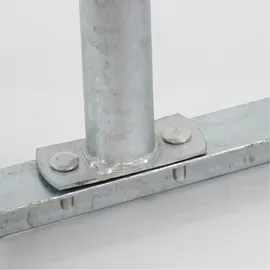 Trutzholm Fahrradständer 2 x Anlehnbügel 90 x 84 cm Ø 49 mm grau