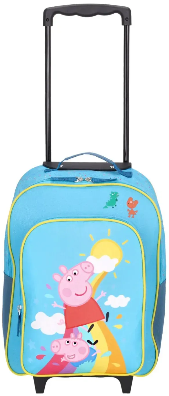 Fabrizio Kids Kinder Trolley Peppa Pig türkis