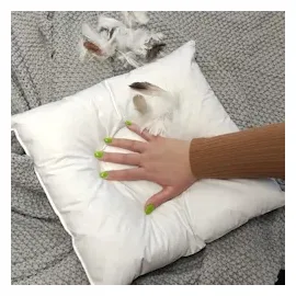 Wometo Federkissen 30 x 50 cm Weiß