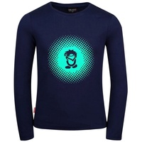 TROLLKIDS Longsleeve Pointillism in navy/aqua | Gr.: 98