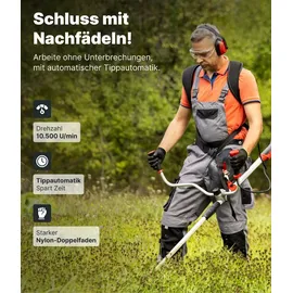 Nemaxx NEMAXX® FS1 Tap & Go Fadenkopf Tippautomatik Doppelfaden 30er-Set – Motorsense/Freischneider – M10x1,25 Linksgewinde, Schnittkreis 380 mm – ...