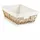 Home4You Aufbewahrungskorb Beige Braun 35 x 25 x 11 cm