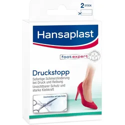 Hansaplast Druckstopp Transparentes Schutzpolster 2 ST