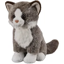 Bauer Katze 25cm sitzend, dunkelbraun