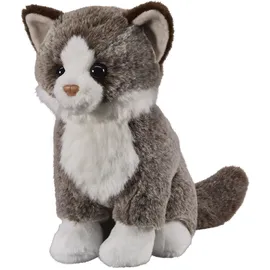 Bauer Katze 25cm sitzend, dunkelbraun